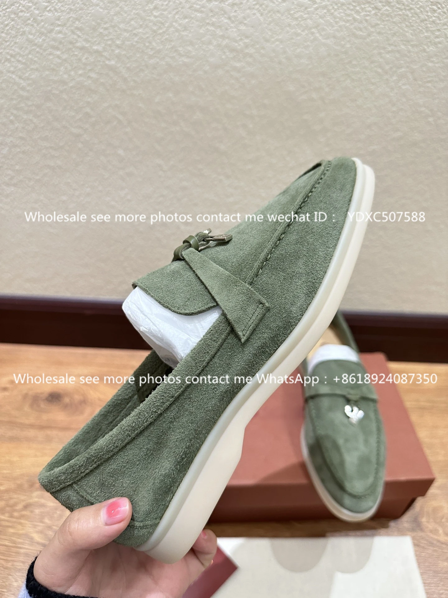 Moccasin Luxury Genuine Leather Casual Shoes Women's Shoes Spring and Autumn 2023 New Summer Walking Single Shoes Lazy Lefu Shoe