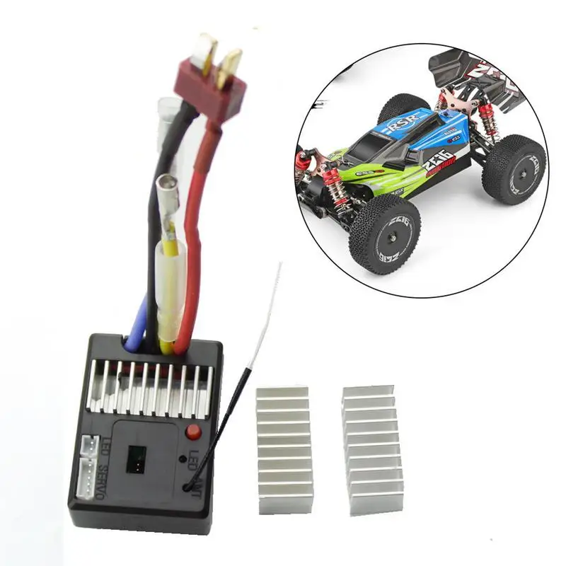 

Плата приемника автомобиля с дистанционным управлением, печатная плата приемника с радиатором, запасные аксессуары для автомобилей WLtoys 114 ...