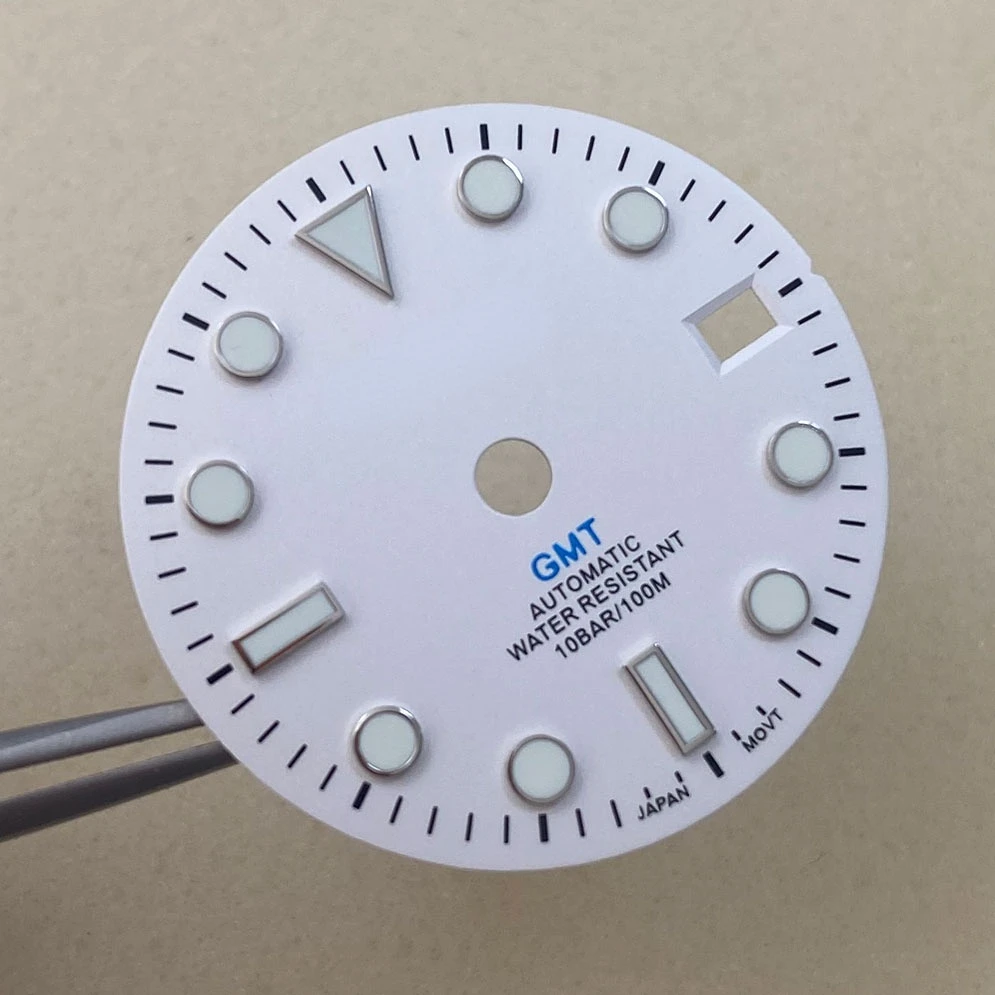 Аксессуары для часов циферблат 29 мм GMT движения NH34 модифицированные детали Sunburst