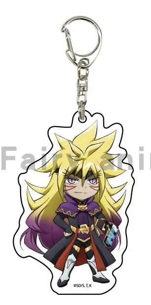 Игра Ю-Ги-О! ХО РУС! Брелок-кукла аниме YuGiOh Oudou Yuuhi Yuamu Zwou Yudias Velgear акриловый брелок-подвеска для подарка (art.: 3920cd08870ab) - 3920cd08870ab