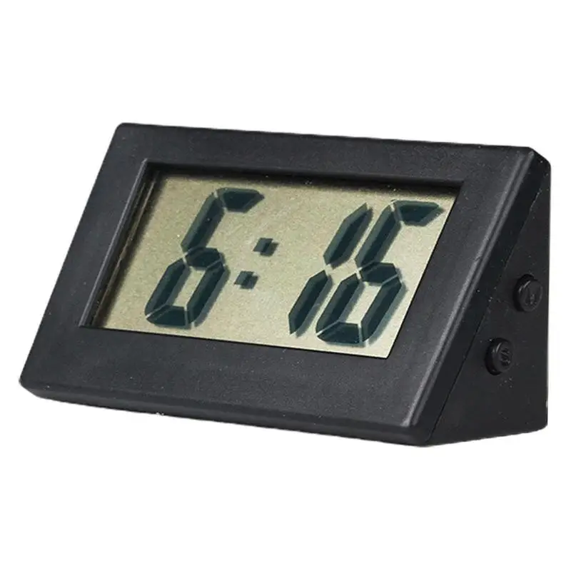 No Tick Electric Desk Clock Liquid Crystal Battery-operated Digital Clock With Button Battery Office Table