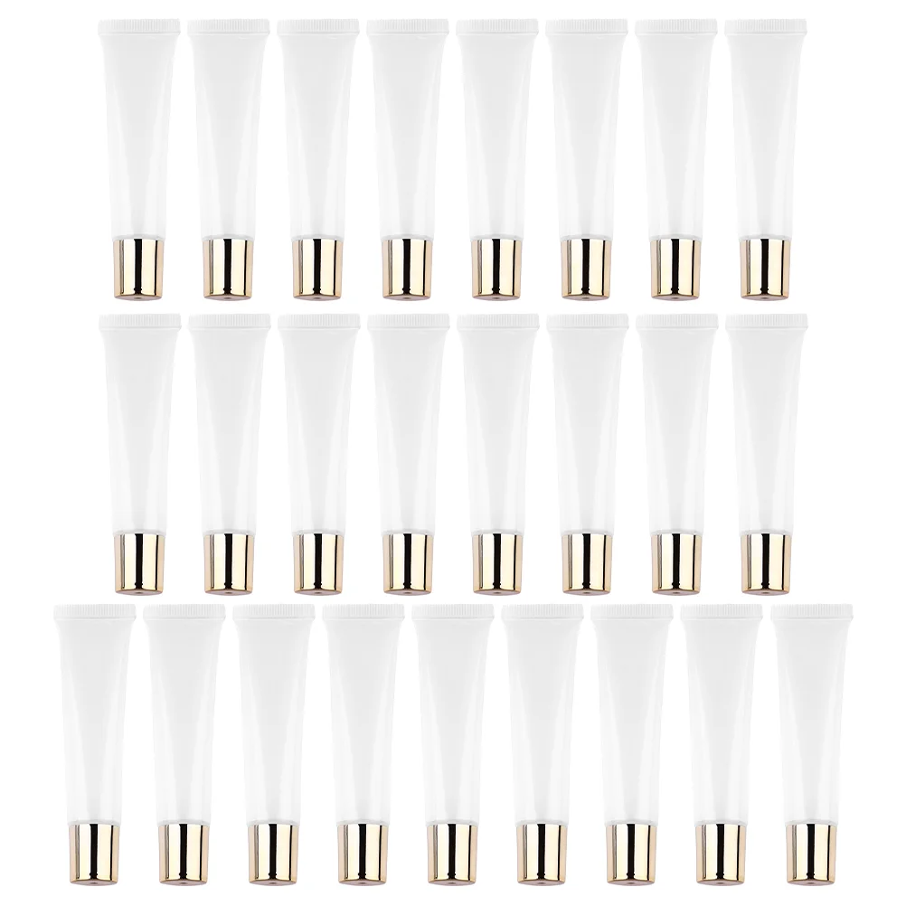 

25pcs Lip Gloss Tubes with Refillable Empty Lip Balm Containers