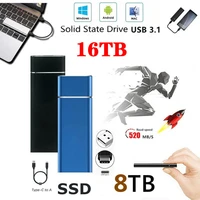 16tb 8tb 2tb storage device hard drive computer portable usb 3 0 mobile hard drives solid state disk