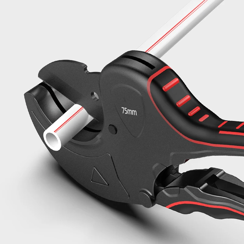 

PVC Aluminum Plastic Pipe Water Tube Tubing Hose Cutter Scissor Knife Cut Ratchet Plumbing Tool Hand Tool 1pc 36/42/63/75mm Pipe