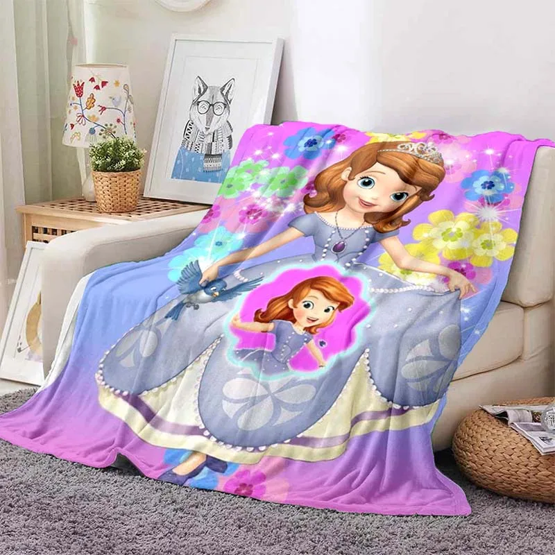 Детское мягкое и удобное шерстяное одеяло Принцесса София