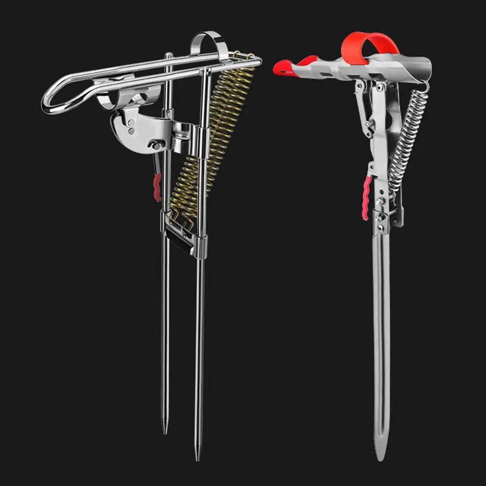 Автоматический держатель для удочки складной пружинный угловой кронштейн