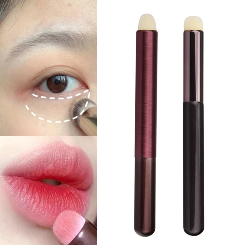 

Mini Lip Brush Matte Lipstick Smudge Concealer Brush Makeup Brushes New Round Head Multi Purpose