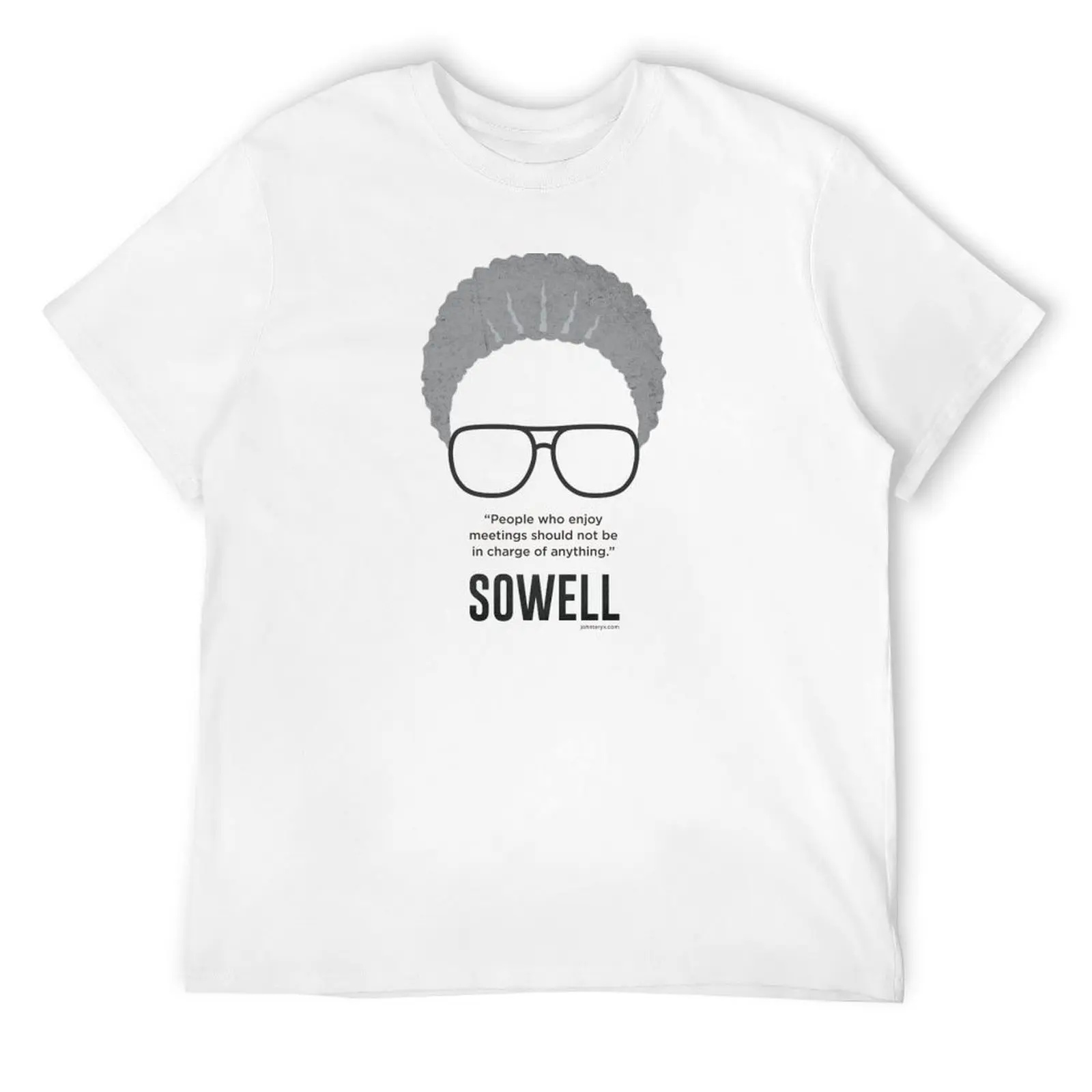Томас Соуелл - футболка с цитатой встреч на заказ уличная одежда мужские футболки