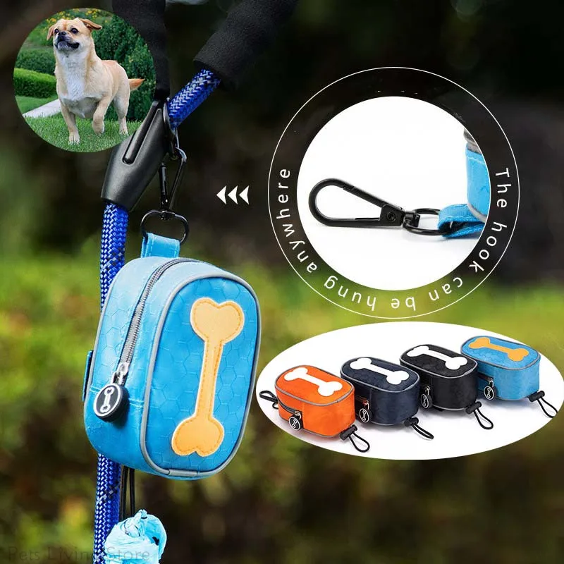 

Portable Dog Poop Bag Dispenser Walking Outdoor Poop Bag Holder Dog Toilet Bag Pet Garbage Bags Pets Products For Dog Supplies