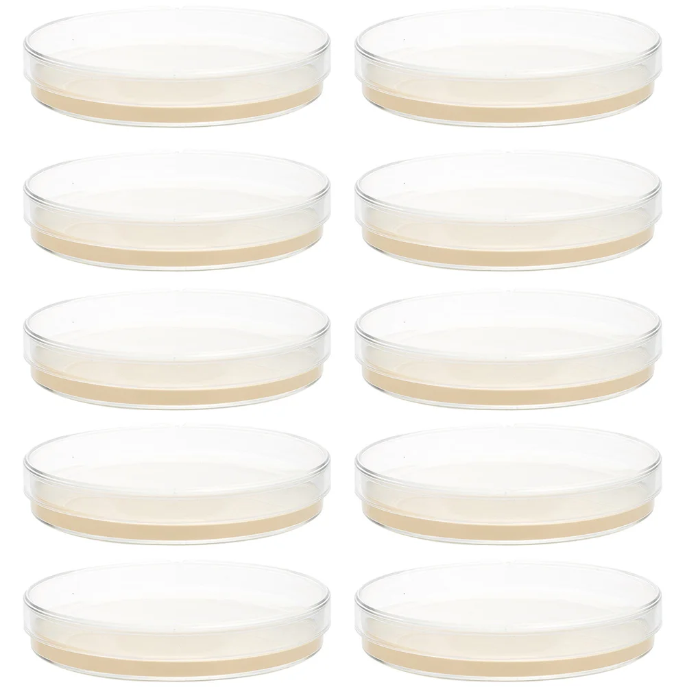 

10pcs Prepoured Agar Plates Petri Dishes with Agar Science Experiment Supplies