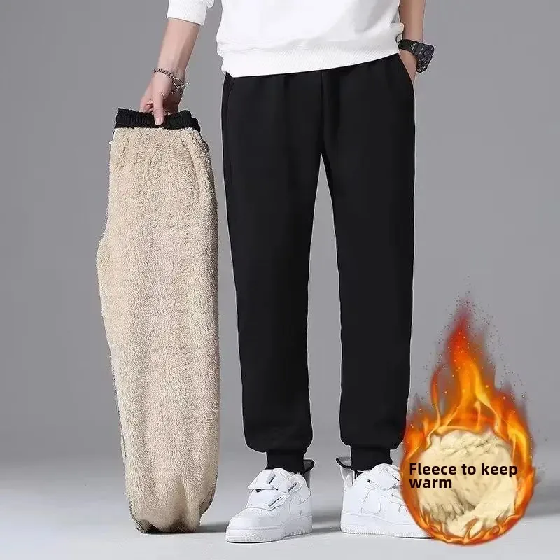 Мужские утепленные хлопковые брюки