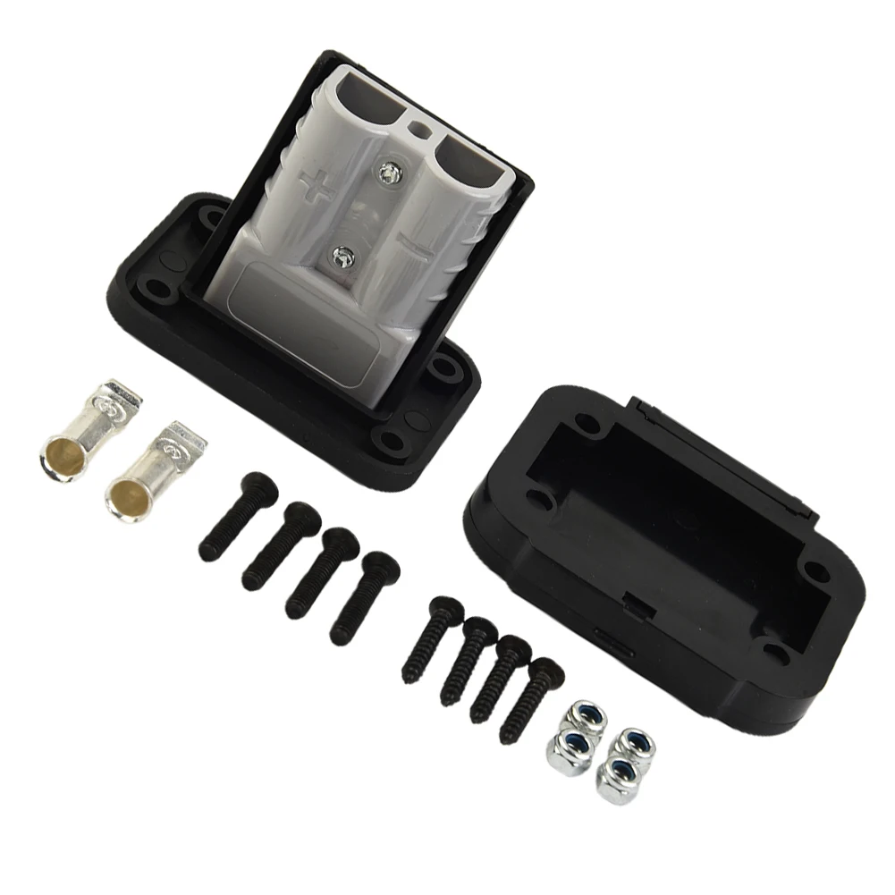 

1/2PCS For Anderson Socket Panel Bracket Plastic Flush 50A Flush Mount Bracket With Plug Terminal Screw