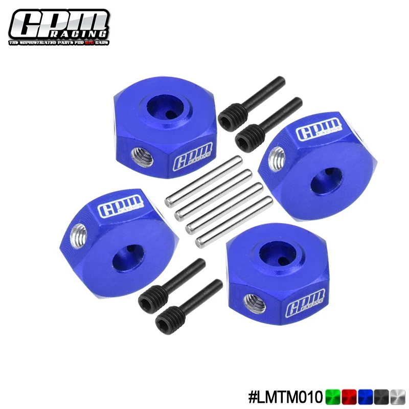 GPM Алюминиевые шестигранные переходники 12 мм для Megalodon 1/18 LOSI