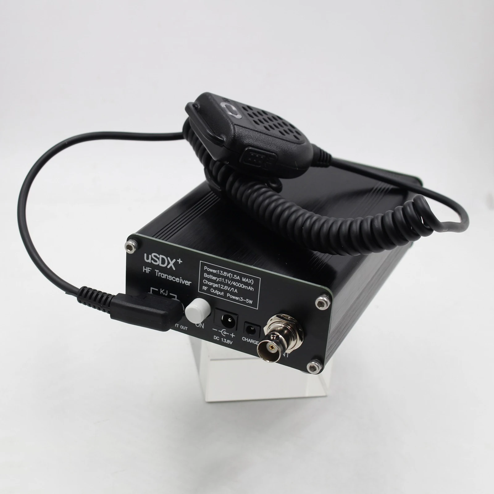 USDR USDX + Plus V2 10/15/17/20/30/40/60/80m 8-полосный SDR все режимы HF SSB QRP трансивер аккумулятор 4000