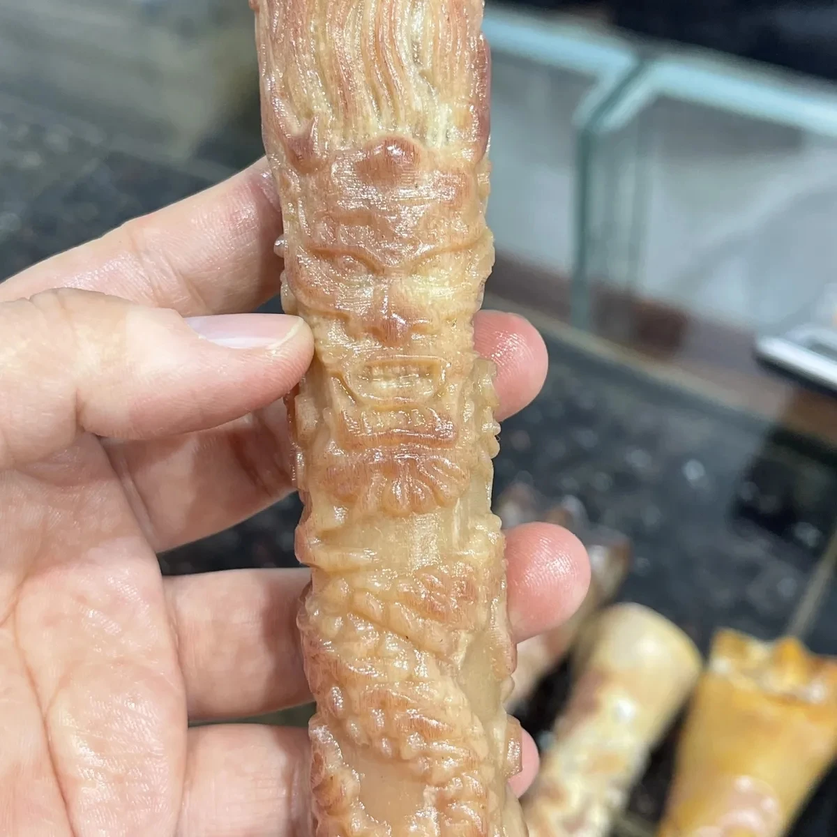 Fine Play Camel Bone Thigh Bone Whole Leg Bone Yuhua Blood Material Carving Flying Dragon Soak Wine Medicine To Strengthen Healt