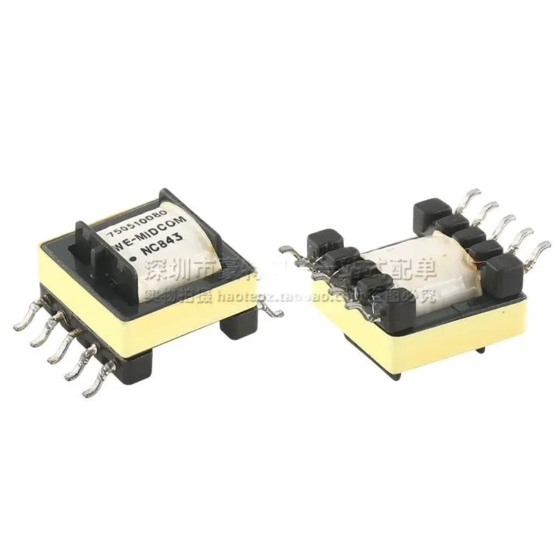 Фото 10 шт./SMD импорт 1:1 1:1 двойной обмотки 10MH 1500VAC импульсный высокочастотный сигнальный трансформатор с высокой изоляцией 750510080 №2
