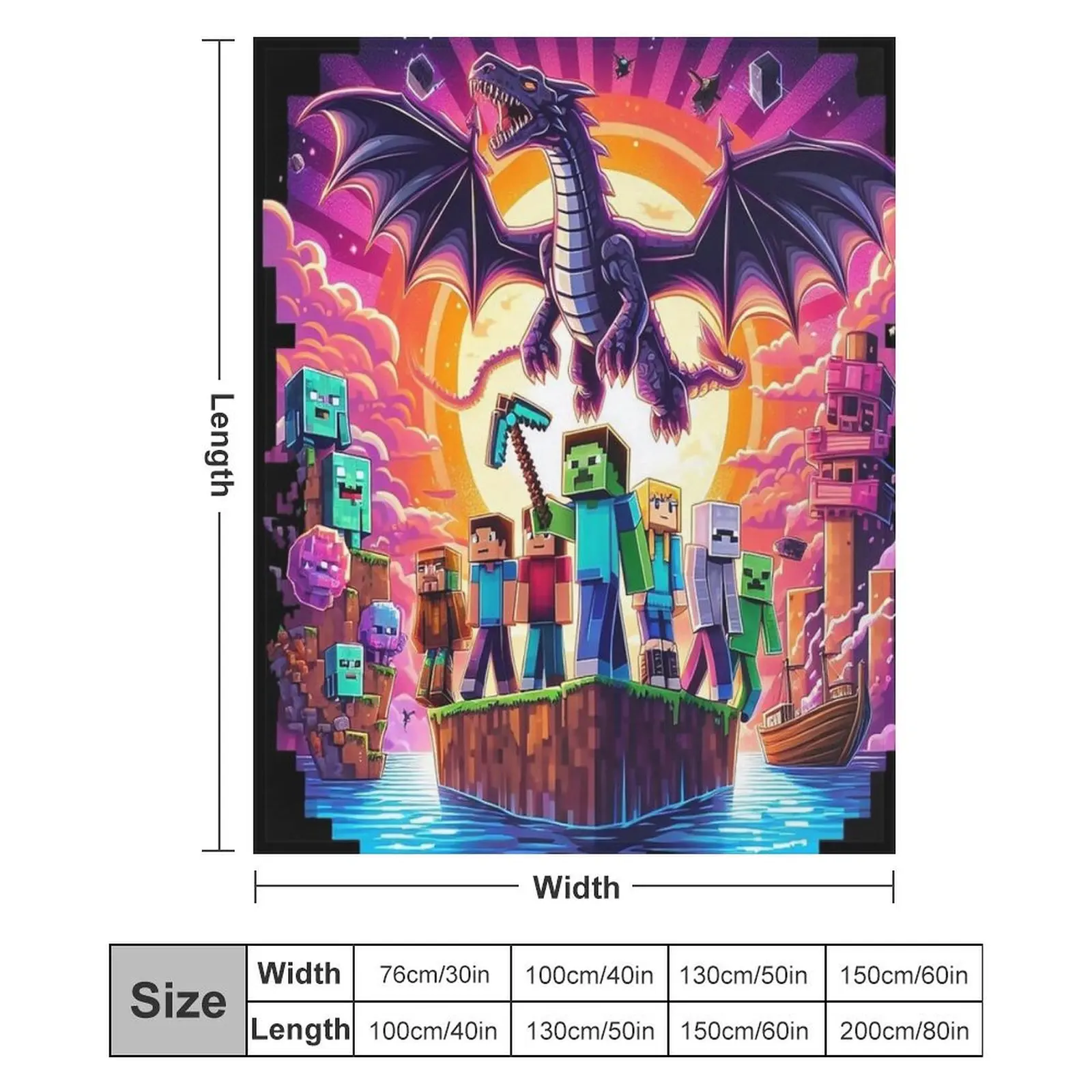 Одеяло Ender Dragon Nap теплые зимние одеяла