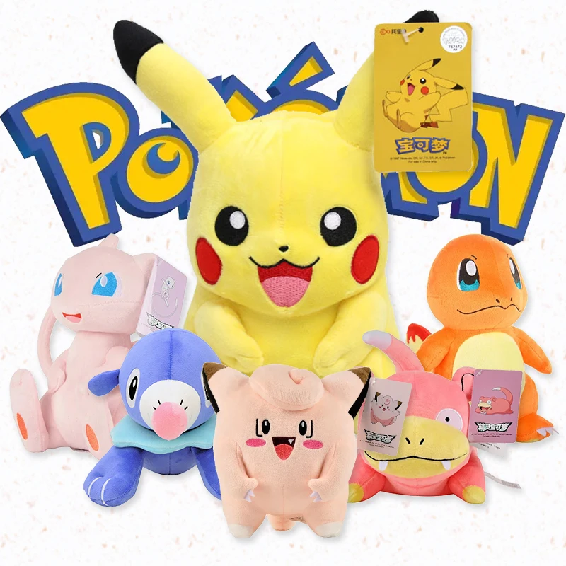 Фирменная плюшевая игрушка Покемон с изображением персонажа новинка Аниме
