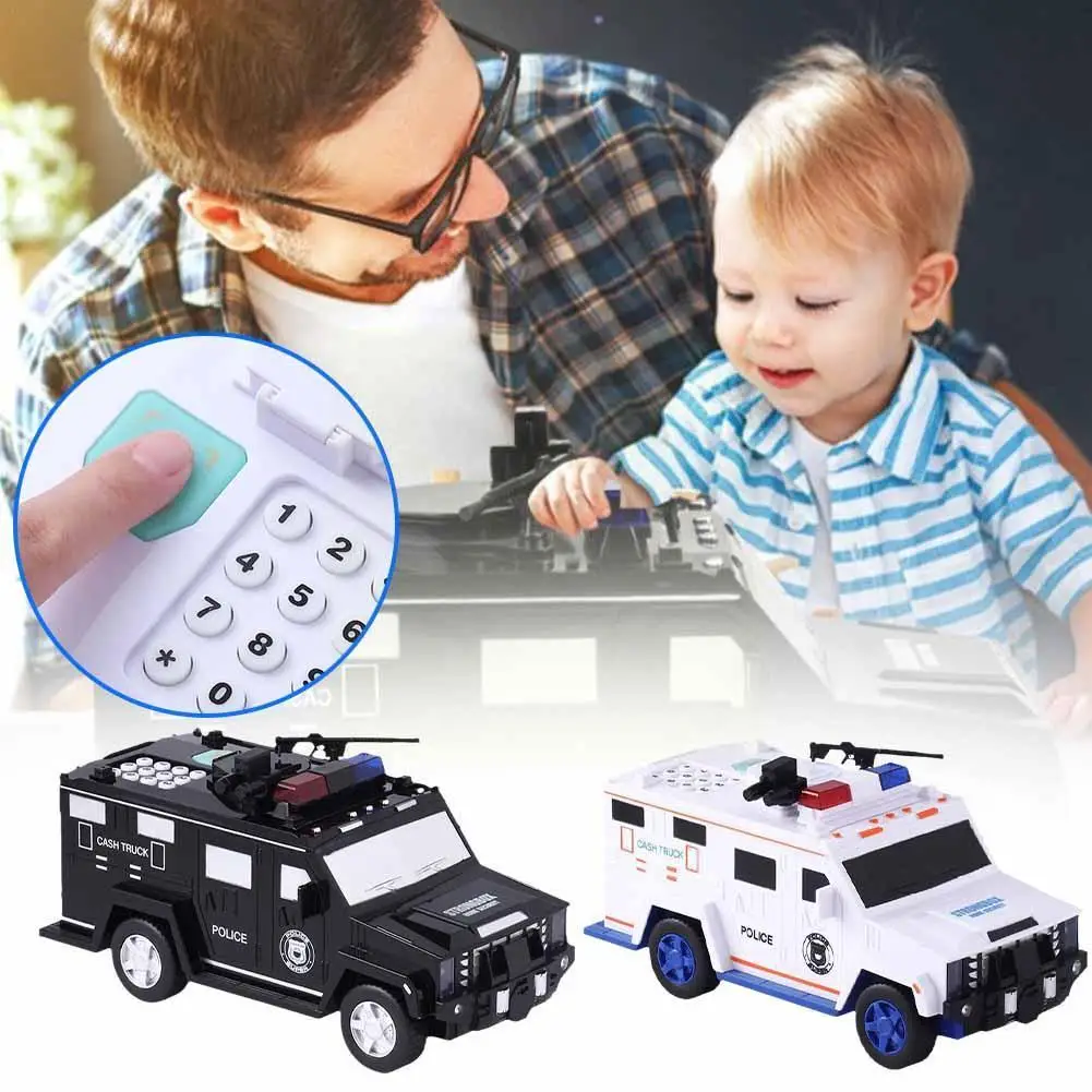 

Безопасная цифровая Детская копилка для грузовика, детская игрушка, копилки для денег, электронный депозит, автомобильный ящик, копилка для монет, детский Enf K6u1