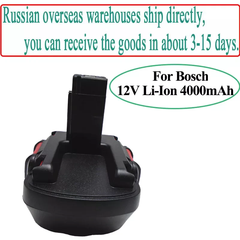 

NEW2023 4.0Ah 12V Li-Ion BAT043 Rechargeable Battery: For BOSCH GSR 12 VE-2,GSB 12 VE-2,PSB 12 VE-2, BAT043 BAT045 BTA120 260733