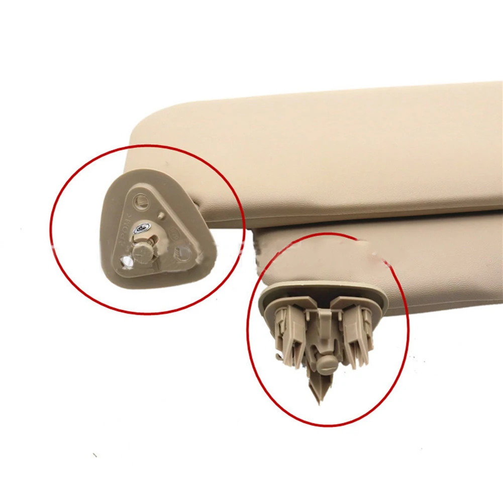 

1Pcs Interior Sun Visor Clip Holder Hook Bracket Hanger For Corolla 2003-12 For BYD F3 F3R Beige Car Sun Visor Clip