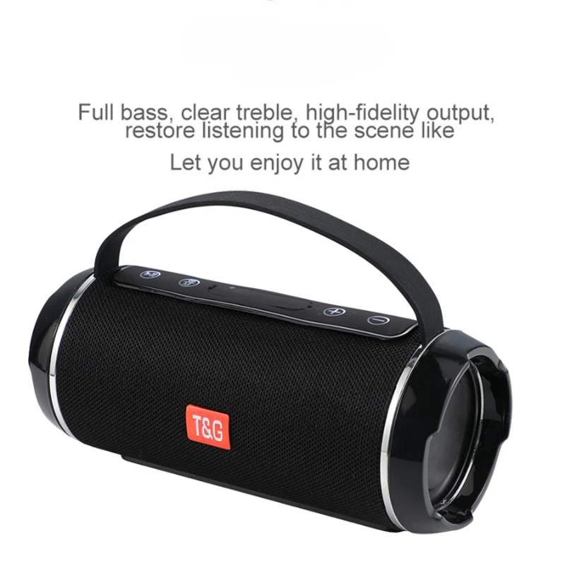 New 116C Wireless Powerful Bluetooth 5.0 Speaker Box Outdoor Speakers HIFI Stereo IPX5 Waterproof Subwoofer Music Center BoomBox