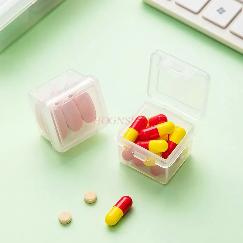 2 шт. коробка для лекарств портативная маленькая мини-коробка хранения таблеток