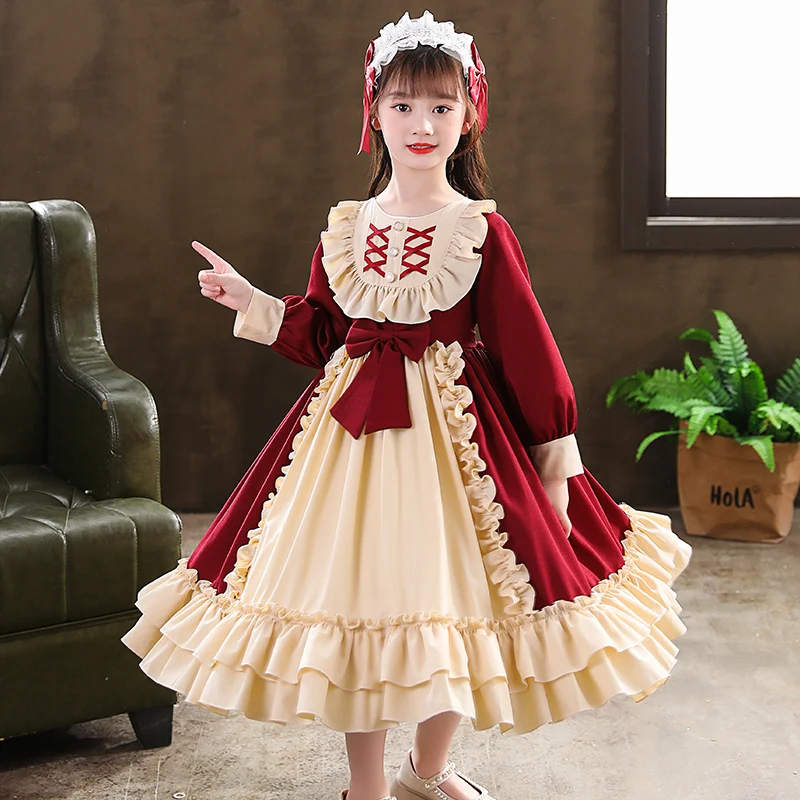 

Kawaii Lolita Style Cartoon Bear Print Princess Dress Women Cute Bow Strawberry Party Dresses Girly Sweet Mini Vestidos Pretty