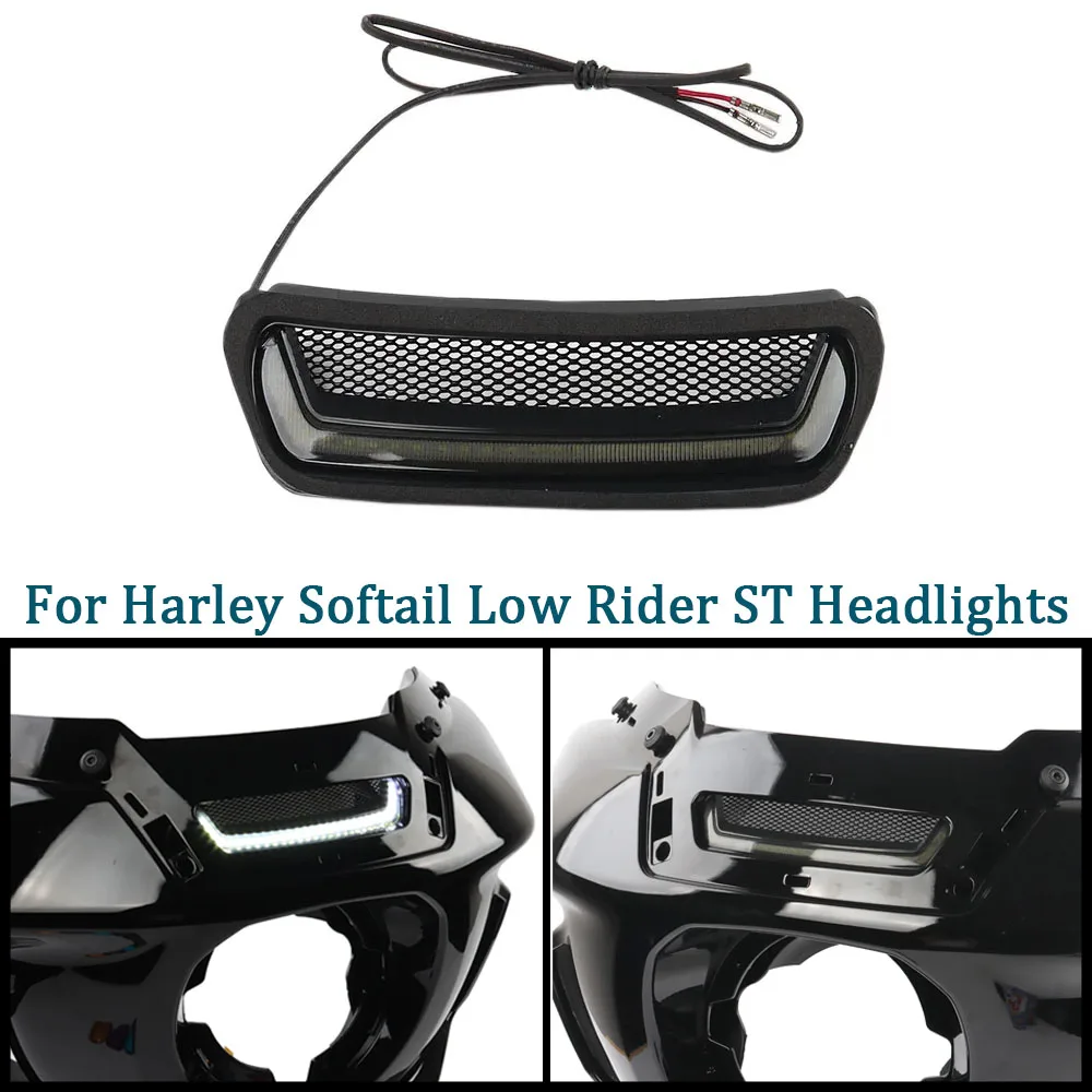 Для Harley Softail Low Rider ST El Diablo FXRST FXLRST новый аксессуар для мотоцикла белая фара Tracer