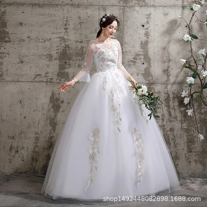 

Свадебное платье для невесты Suzhou, свадебное платье невесты, внешняя торговля, реальный снимок, Африканский белый цвет, стройнящее, телефон, выбор интернет-знаменитостей