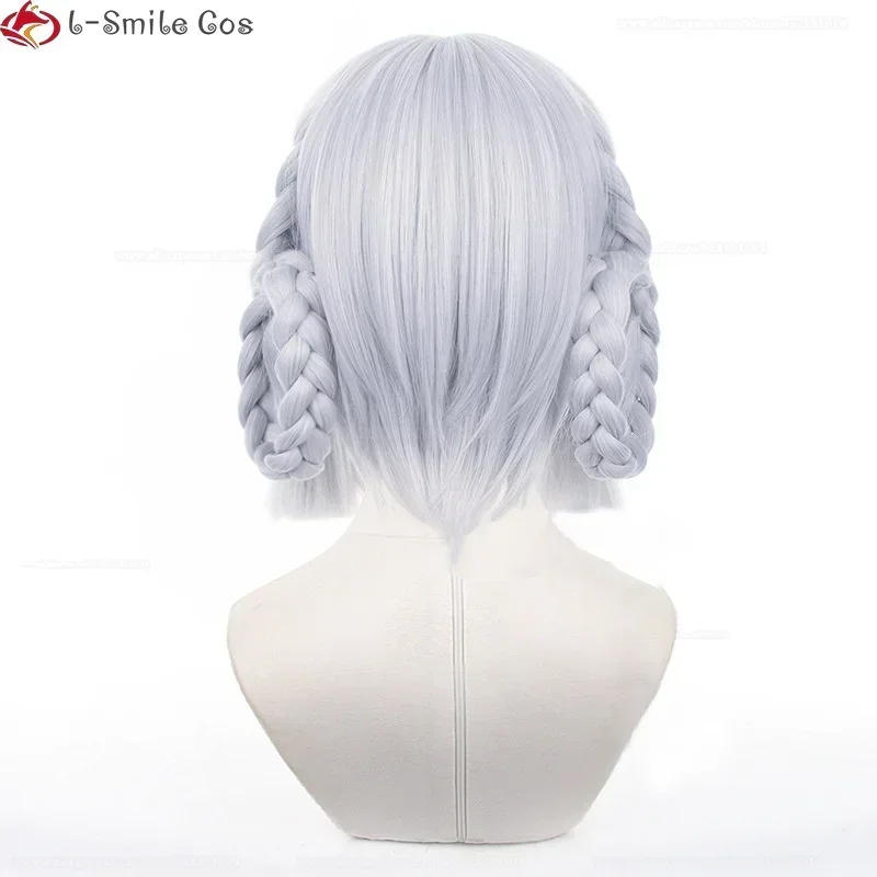Genshin Impact New Skin Камисато Аяка Косплей Парик Плетеный Термостойкий Ayaka Springbloom Missive Party