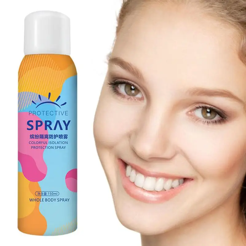 

Whiten Sunscreen Spray Paraben-Free Reef-Safe Sunblock Silky Hydrating Light Mist Ultra Sheer Moisturizing Face Essence Facial