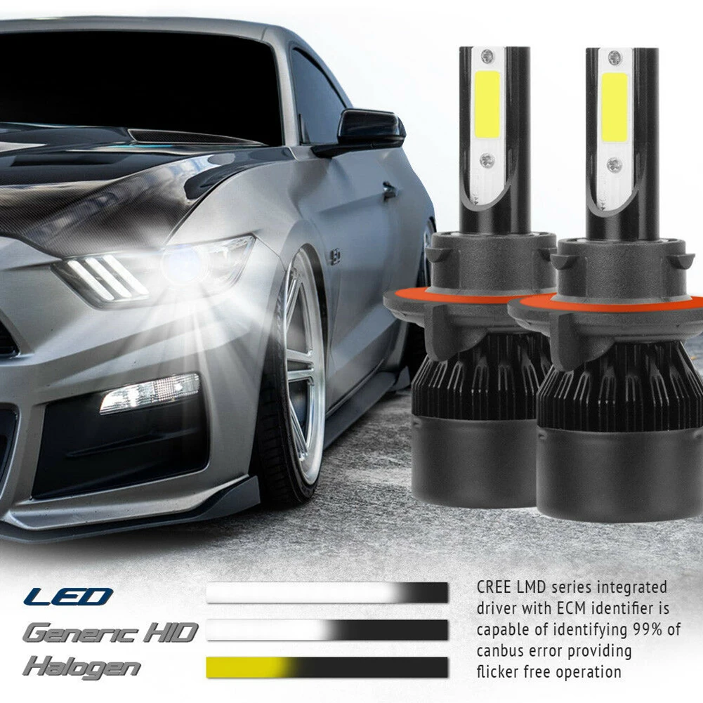 

Car Accessories LED Headlight High/Low Beam+Fog Light Kit 6000K White IP68 200W For Ford F150 F250 F350 2005 2006-2014 Bulbs