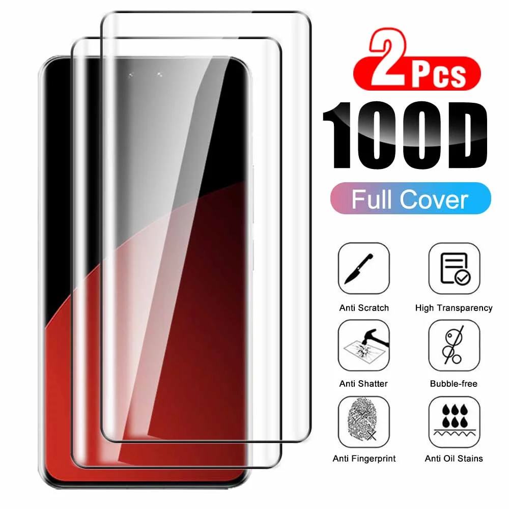 2 шт. 9D защитный стеклянный чехол с полным покрытием для Xiaomi Civi 4 Pro Civi4 4Pro Защитная
