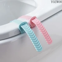 yozwoo 2610pc anti dirty toilet lifter sanitary closestool seat cover lid handle sticker lifting device homebathroom accessory