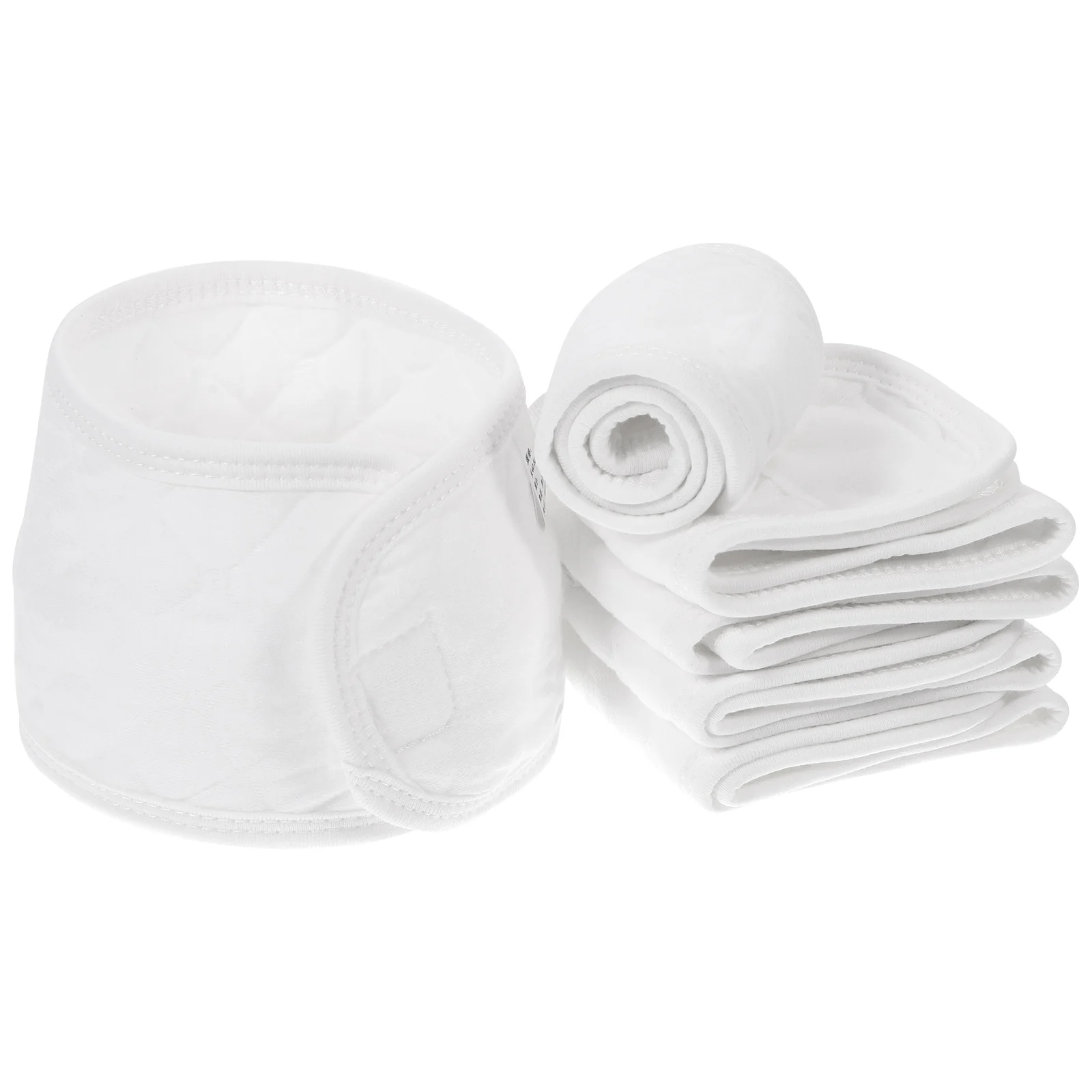 

6 Pcs Newborn Umbilical Cord Baby Belly Belts Pacifiers Bands Toddler Abdominal Binders Nursing Navel Straps