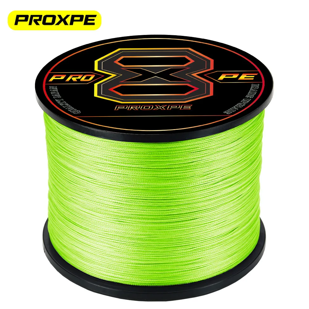 

PROXPE Braided 300M 500M 1000M 100M 8 Strands PE Fishing Line 22-100LB Leader Fly Fishing Line Super Strong Fishing Accessorie