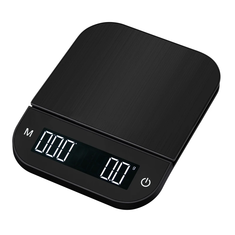 

94PD Coffee Scale with Timer Digital Kitchen Food Scale for Cooking Baking Electronic Weighing 6.6lb/3kg Tare Function