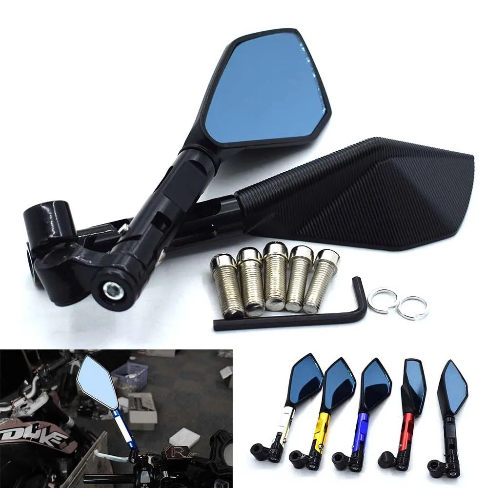 

Universal 8mm 10mm motorcycle rearview mirror CNC aluminum side mirror for Honda VFR750/S VFR800/F VTR1000/F CBF1000 VF750/S