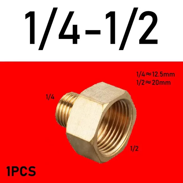 

Латунные соединители для труб 1/8", 1/4", 3/8", 1/2"