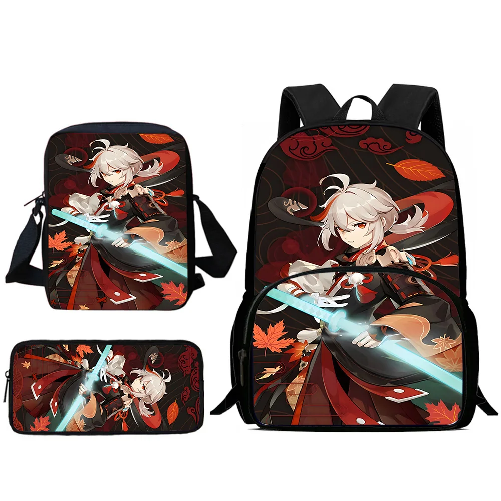 Детские рюкзаки Game Genshins Impact сумка на плечо пенал школьные сумки большой