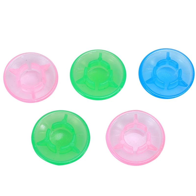 

Botique-5Pcs Luminous Electric Guitar Effect Pedal Foot Nail Cap Amplifiers Color Foot Switch Guitar Pedal Knob Accessories