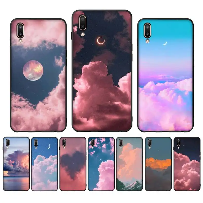 

Colorful cloud Phone Case for Vivo Y91C Y11 17 19 17 67 81 Oppo A9 2020 Realme c3