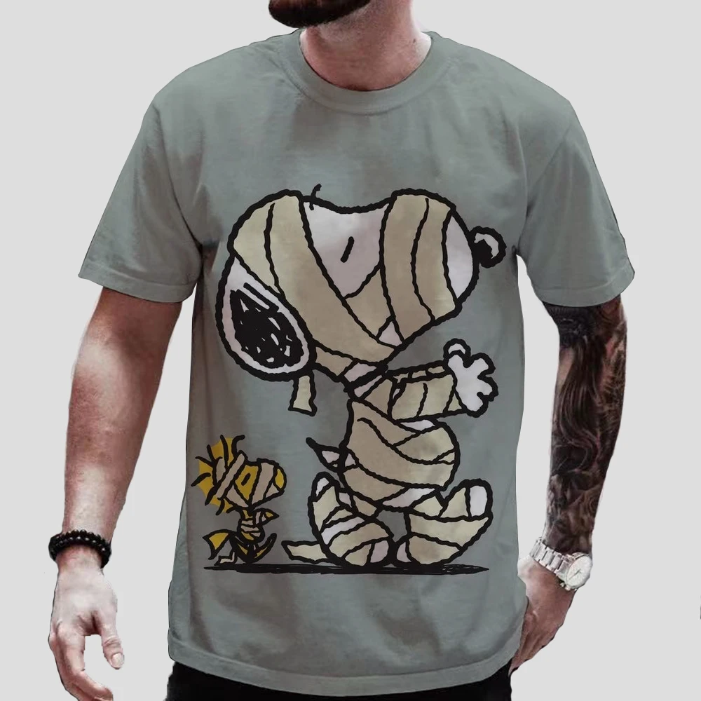 Спортивная женская футболка Snoopy с коротким рукавом