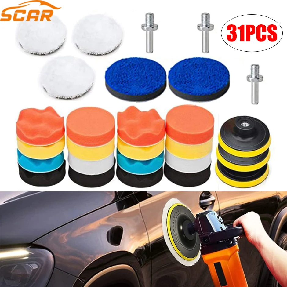 

Детские подушечки, набор поролоновых подушек, полировальная машина, устройство для автомобиля, мотоцикла, автомобиля, удаляет царапины