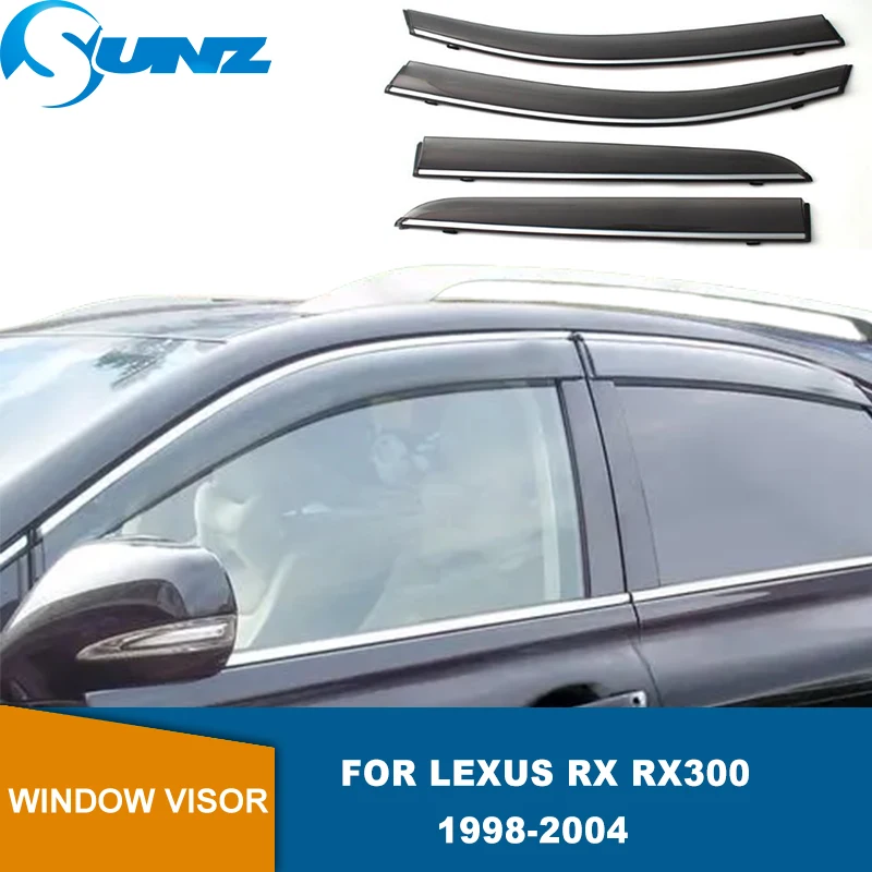 

Window Visor For Lexus RX RX300 1998 1999 2000 2001 2002 2003 2004 Rain Sun Smoke Guard Deflector Vent Shade Awning Shelter