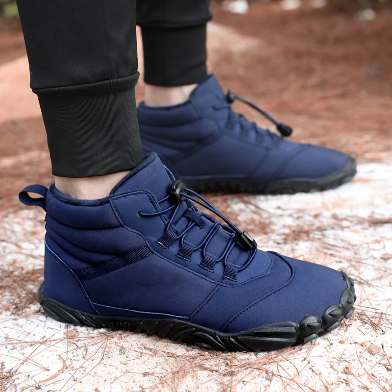 Winter Snow Boots Plush Warm Camping Hiking Mens Sneakers Trail Trekking Outdoor Sports Shoes Women Winter Boots Size 36-47