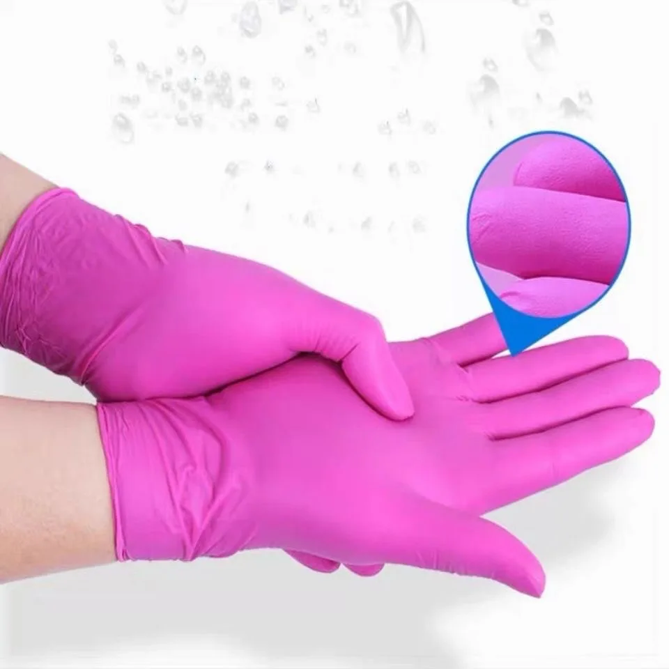 

20Pcs Nitrile Gloves Disposable Universal Latex Gloves for Laboratory Garden Cleaning Gloves Baking Tool Household Kitchen