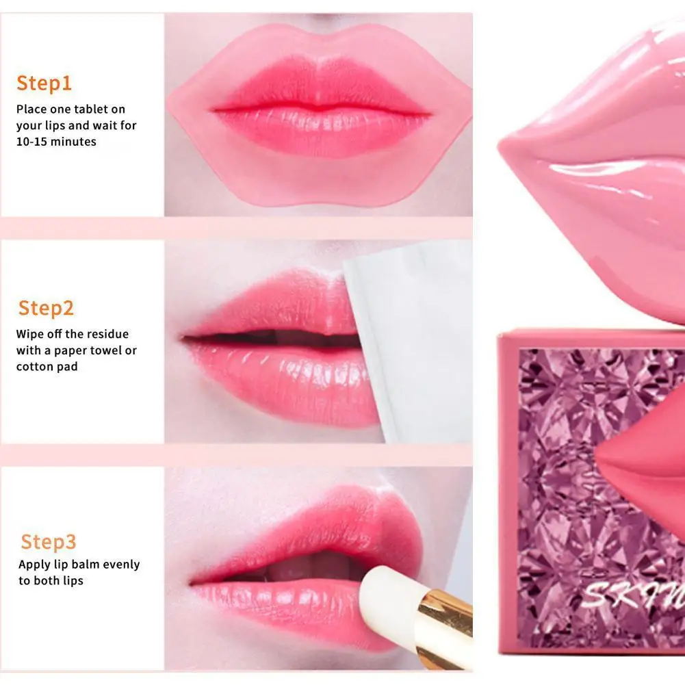 

Увлажняющая Маска для губ, маска для ухода за губами, увлажняющая питательная маска для губ и линий губ, маска против высыхания и уменьшения ...