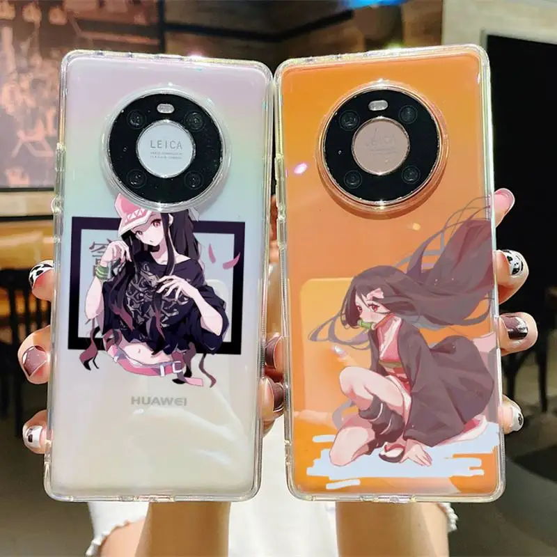 

Nezuko Kamado Kimetsu no Yaiba Phone Case for Samsung S20 ULTRA S30 for Redmi 8 for Xiaomi Note10 for Huawei Y6 Y5 cover